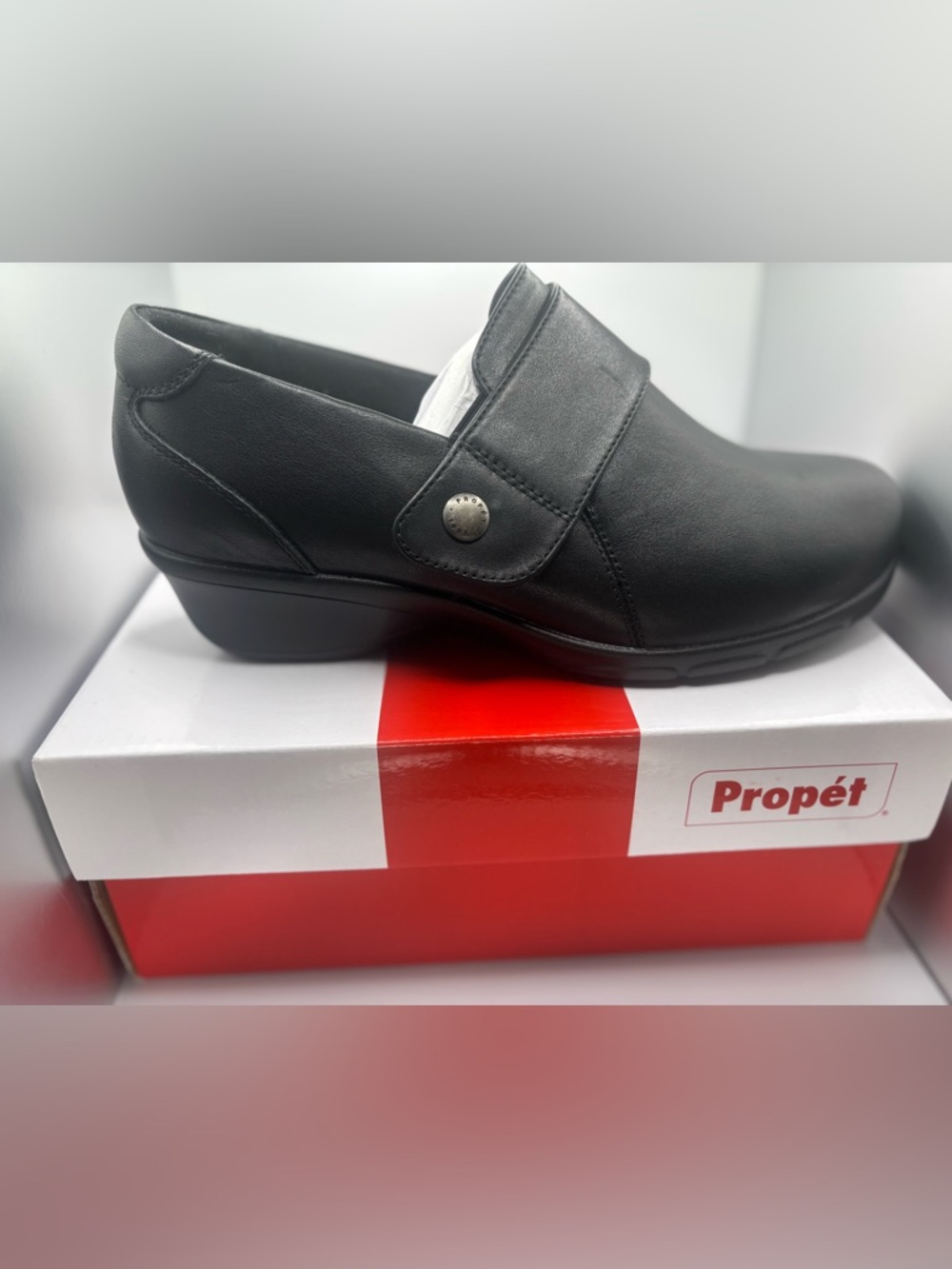 Propet Wallis Black Women’s Confort Dress Shoes NWB Size 8.5